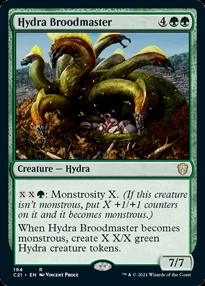 Hydra Broodmaster [Commander 2021] MTG Single Magic: The Gathering    | Red Claw Gaming
