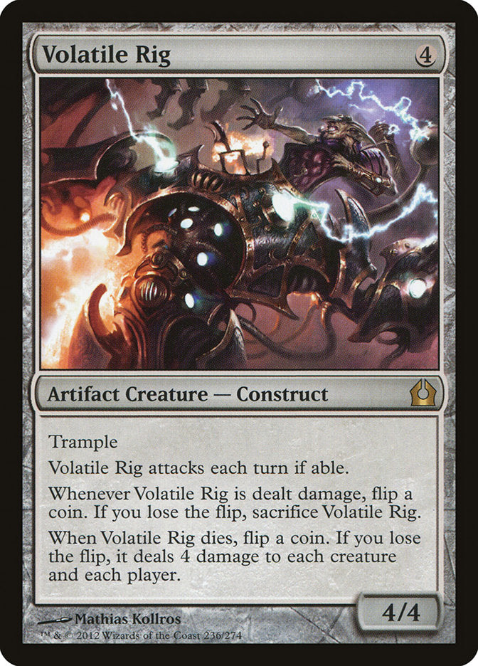 Volatile Rig [Return to Ravnica] MTG Single Magic: The Gathering    | Red Claw Gaming