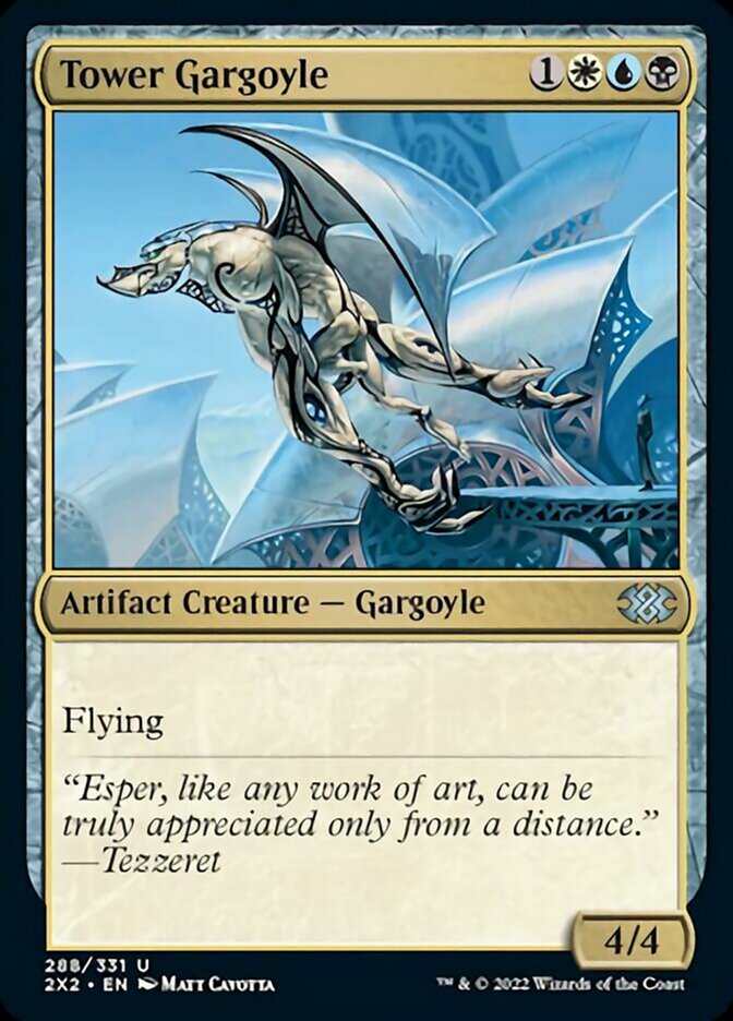 Tower Gargoyle [Double Masters 2022] MTG Single Magic: The Gathering    | Red Claw Gaming