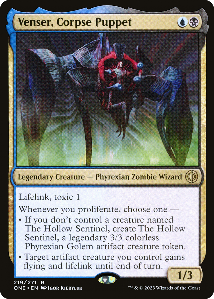 Venser, Corpse Puppet [Phyrexia: All Will Be One] MTG Single Magic: The Gathering    | Red Claw Gaming