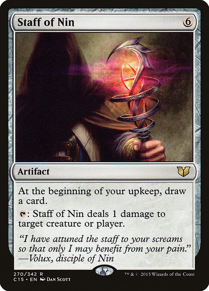 Staff of Nin [Commander 2015] MTG Single Magic: The Gathering    | Red Claw Gaming