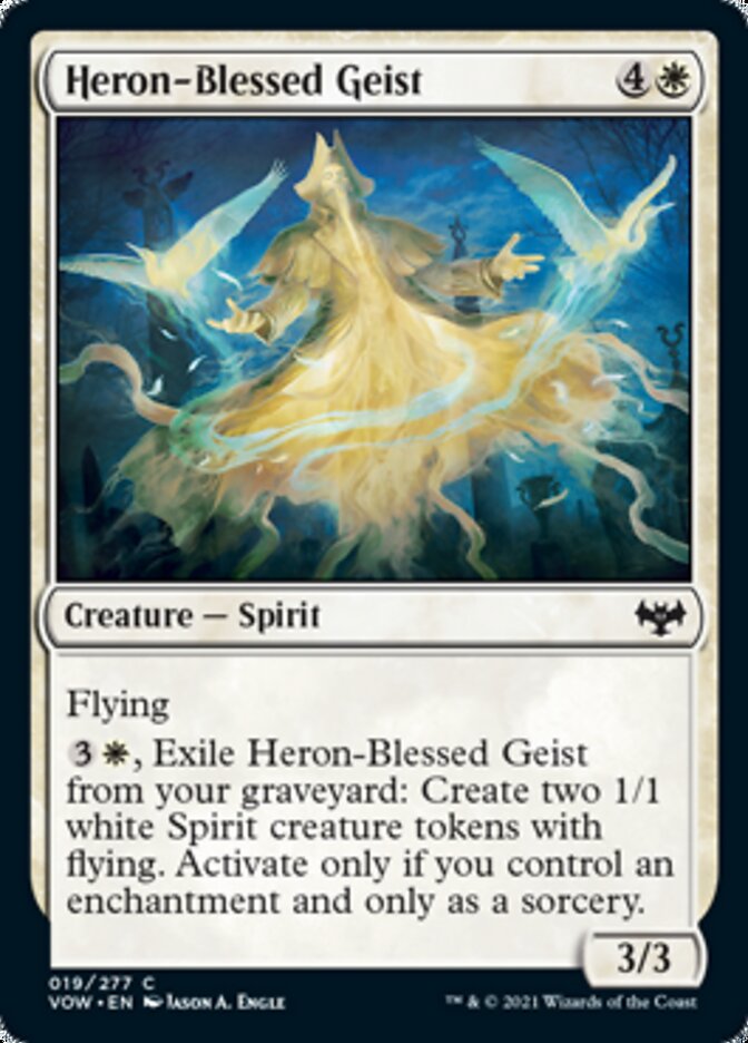 Heron-Blessed Geist [Innistrad: Crimson Vow] MTG Single Magic: The Gathering    | Red Claw Gaming