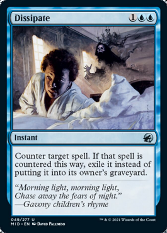Dissipate [Innistrad: Midnight Hunt] MTG Single Magic: The Gathering    | Red Claw Gaming