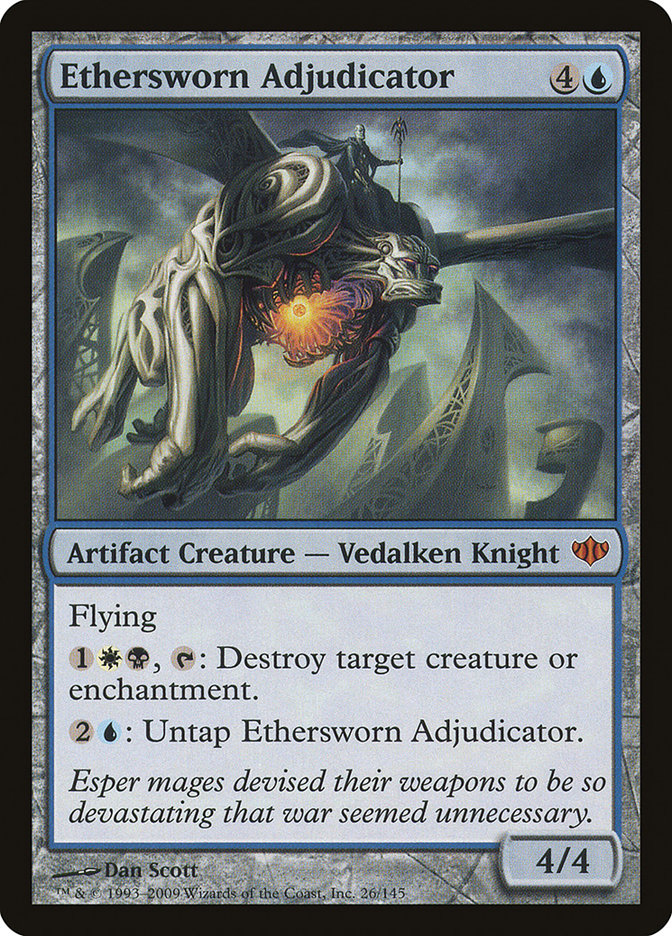 Ethersworn Adjudicator [Conflux] MTG Single Magic: The Gathering    | Red Claw Gaming