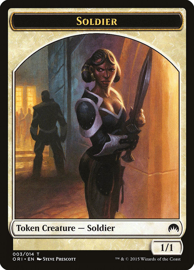 Soldier Token [Magic Origins Tokens] MTG Single Magic: The Gathering    | Red Claw Gaming