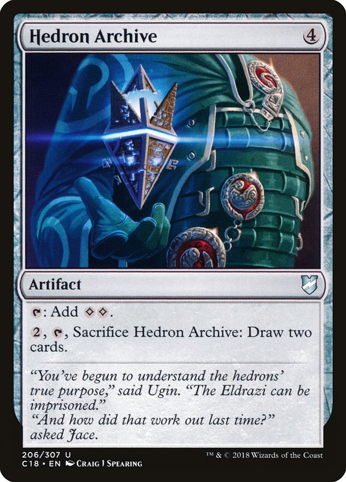 Hedron Archive [Commander 2018] MTG Single Magic: The Gathering    | Red Claw Gaming