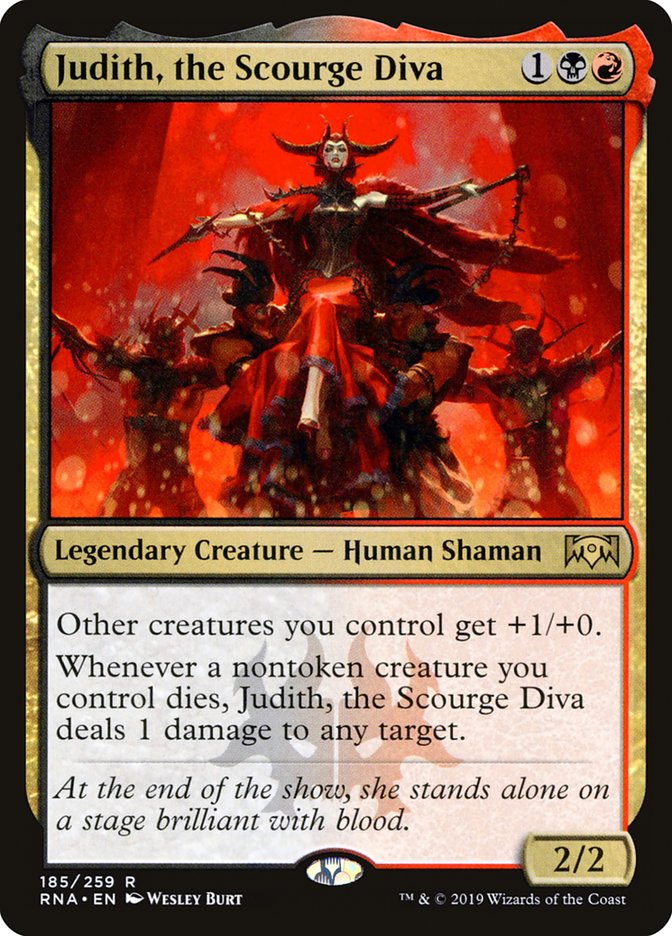 Judith, the Scourge Diva [Ravnica Allegiance] MTG Single Magic: The Gathering    | Red Claw Gaming