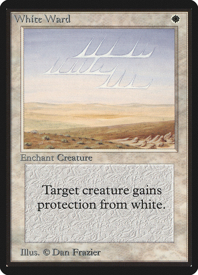 White Ward [Beta Edition] MTG Single Magic: The Gathering    | Red Claw Gaming