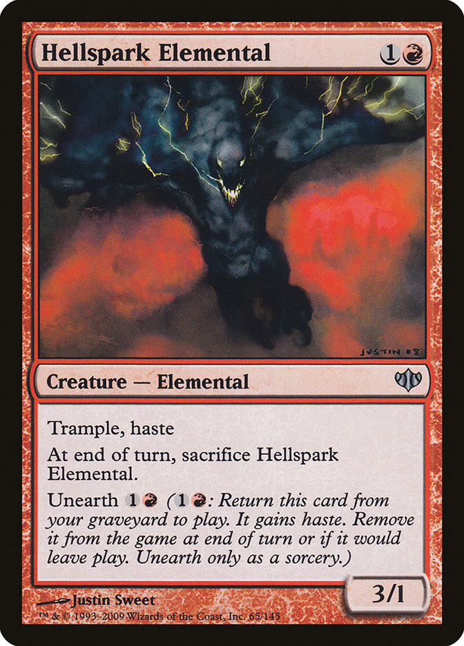 Hellspark Elemental [Conflux] MTG Single Magic: The Gathering    | Red Claw Gaming