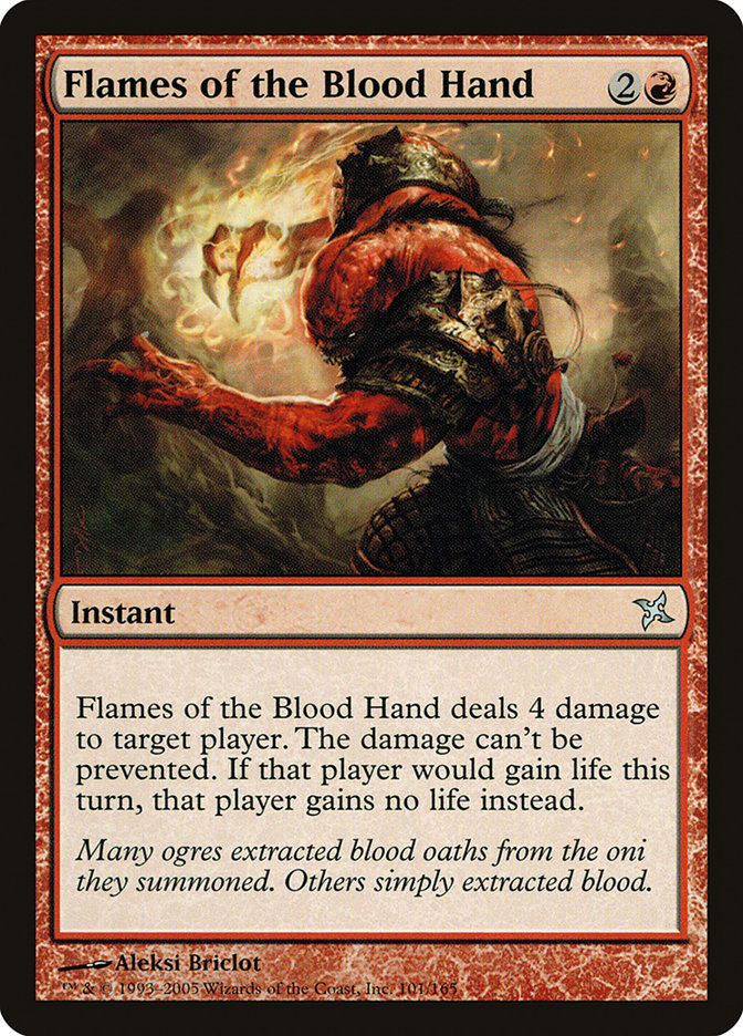 Flames of the Blood Hand [Betrayers of Kamigawa] MTG Single Magic: The Gathering    | Red Claw Gaming