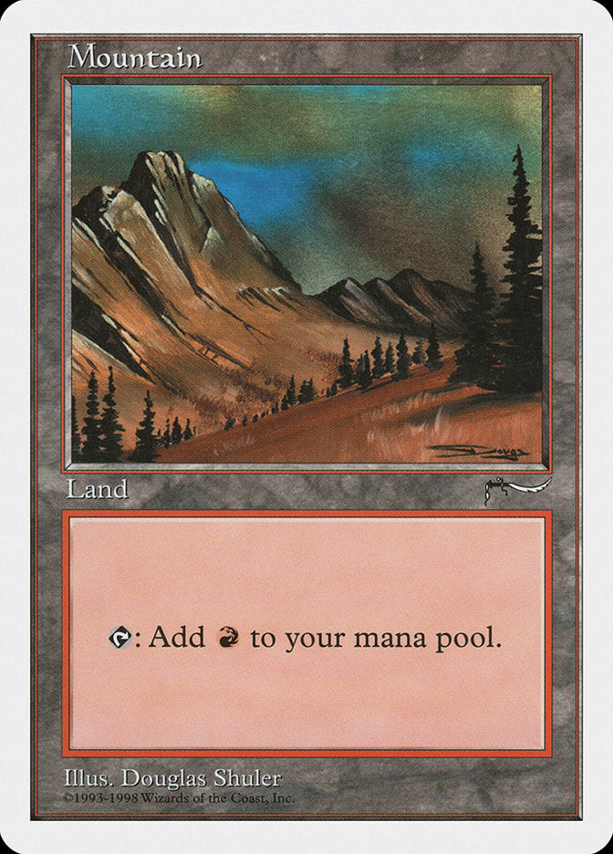 Mountain (Douglas Shuler) [Anthologies] MTG Single Magic: The Gathering    | Red Claw Gaming