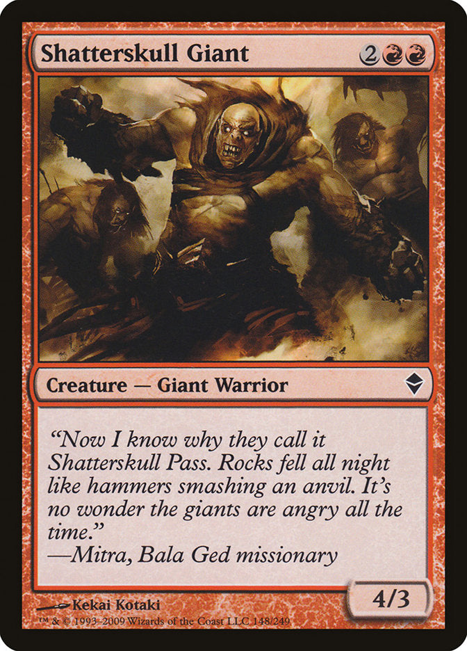 Shatterskull Giant [Zendikar] MTG Single Magic: The Gathering    | Red Claw Gaming