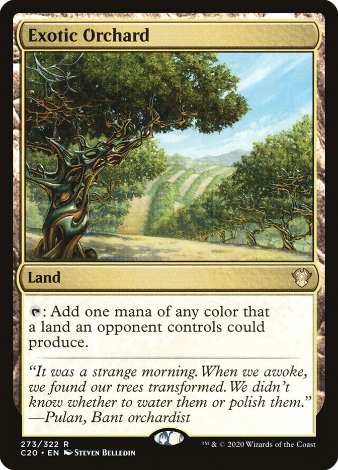 Exotic Orchard [Commander 2020] MTG Single Magic: The Gathering    | Red Claw Gaming