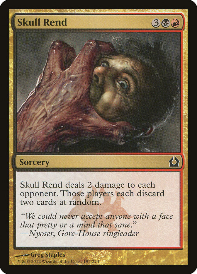 Skull Rend [Return to Ravnica] MTG Single Magic: The Gathering    | Red Claw Gaming