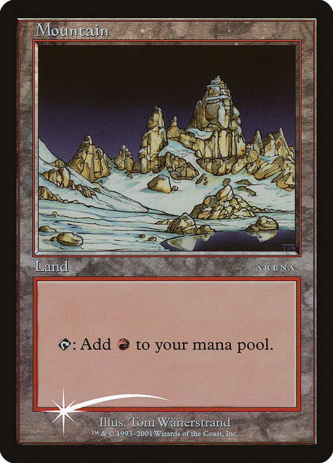 Mountain (5) [Arena League 2001] MTG Single Magic: The Gathering    | Red Claw Gaming