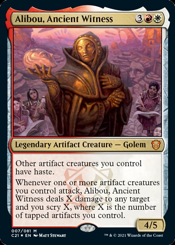 Alibou, Ancient Witness [Commander 2021] MTG Single Magic: The Gathering    | Red Claw Gaming