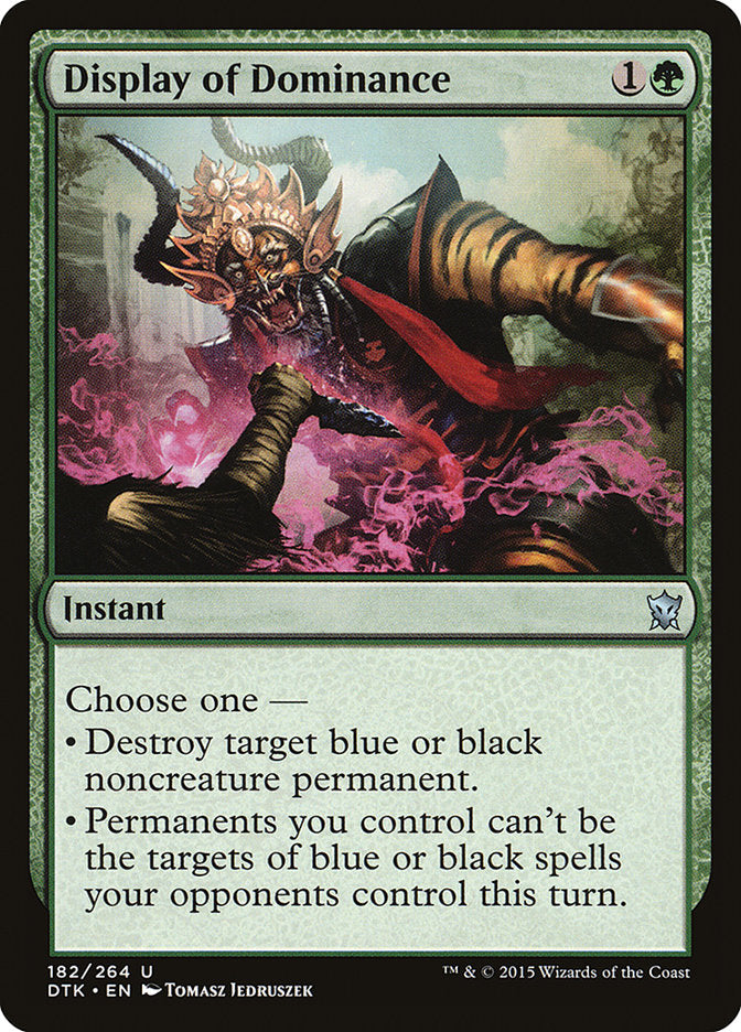 Display of Dominance [Dragons of Tarkir] MTG Single Magic: The Gathering    | Red Claw Gaming