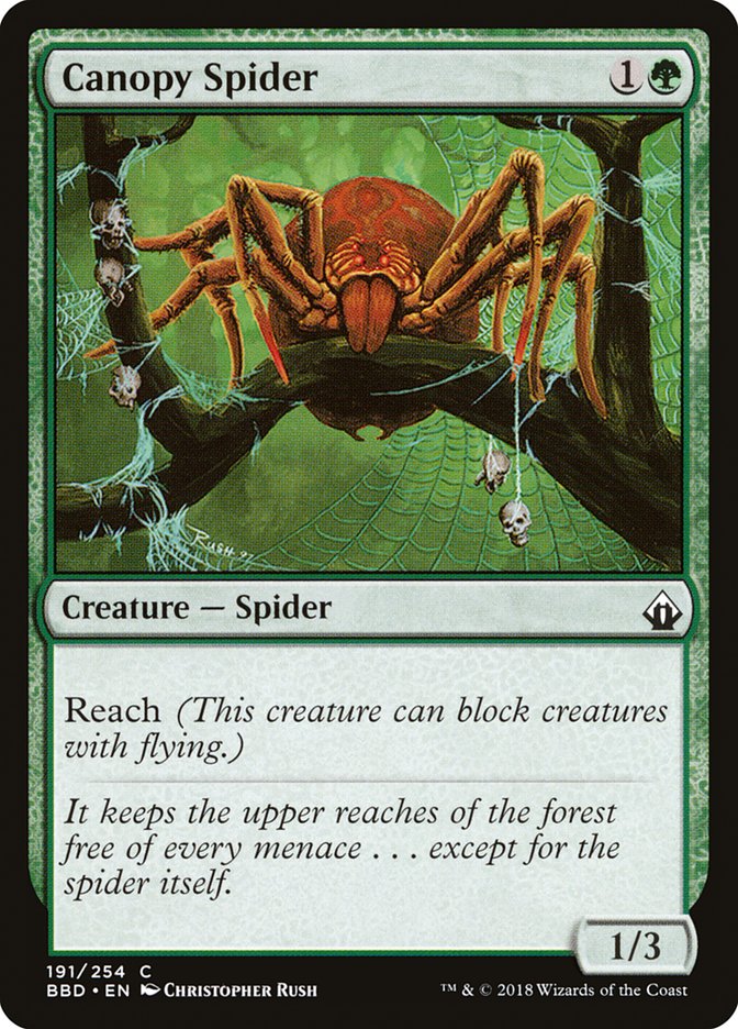 Canopy Spider [Battlebond] MTG Single Magic: The Gathering    | Red Claw Gaming