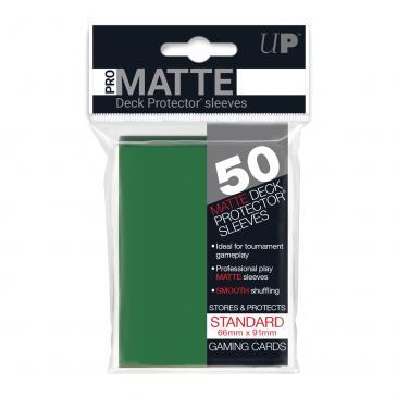 50ct Pro-Matte Green Standard Deck Protectors Deck Protectors Ultra Pro    | Red Claw Gaming