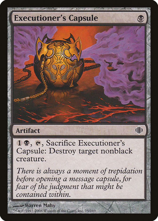 Executioner's Capsule [Shards of Alara] MTG Single Magic: The Gathering    | Red Claw Gaming