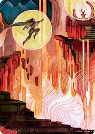 Thrill of Possibility Art Card [Strixhaven: School of Mages Art Series] MTG Single Magic: The Gathering    | Red Claw Gaming