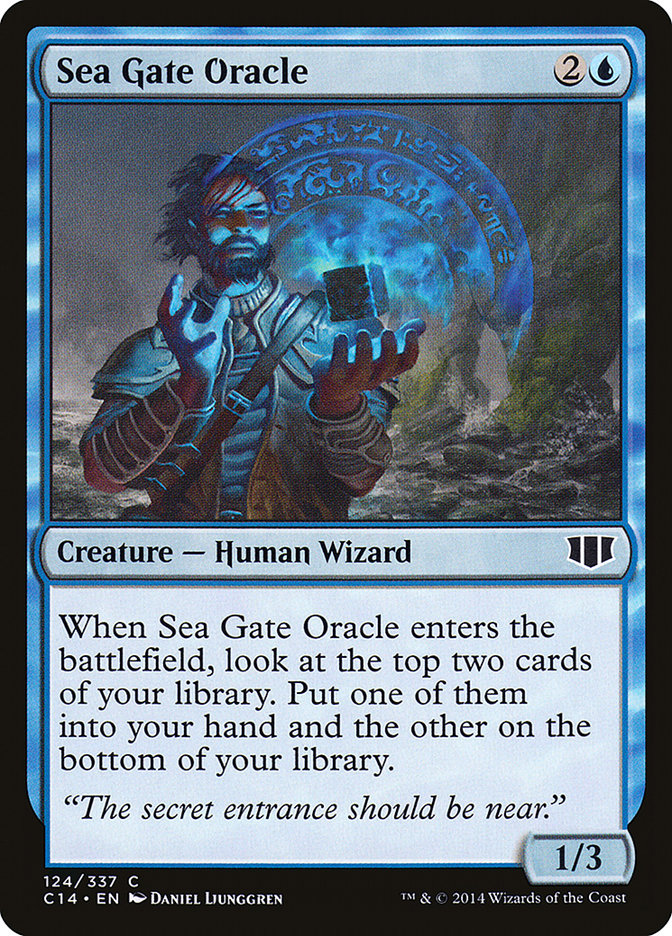 Sea Gate Oracle [Commander 2014] MTG Single Magic: The Gathering    | Red Claw Gaming
