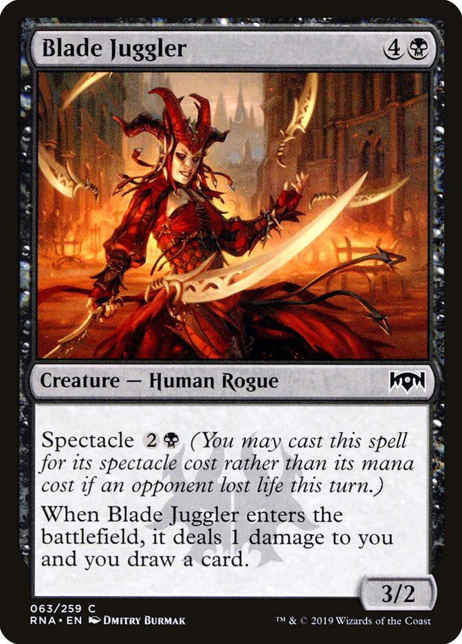 Blade Juggler [Ravnica Allegiance] MTG Single Magic: The Gathering    | Red Claw Gaming