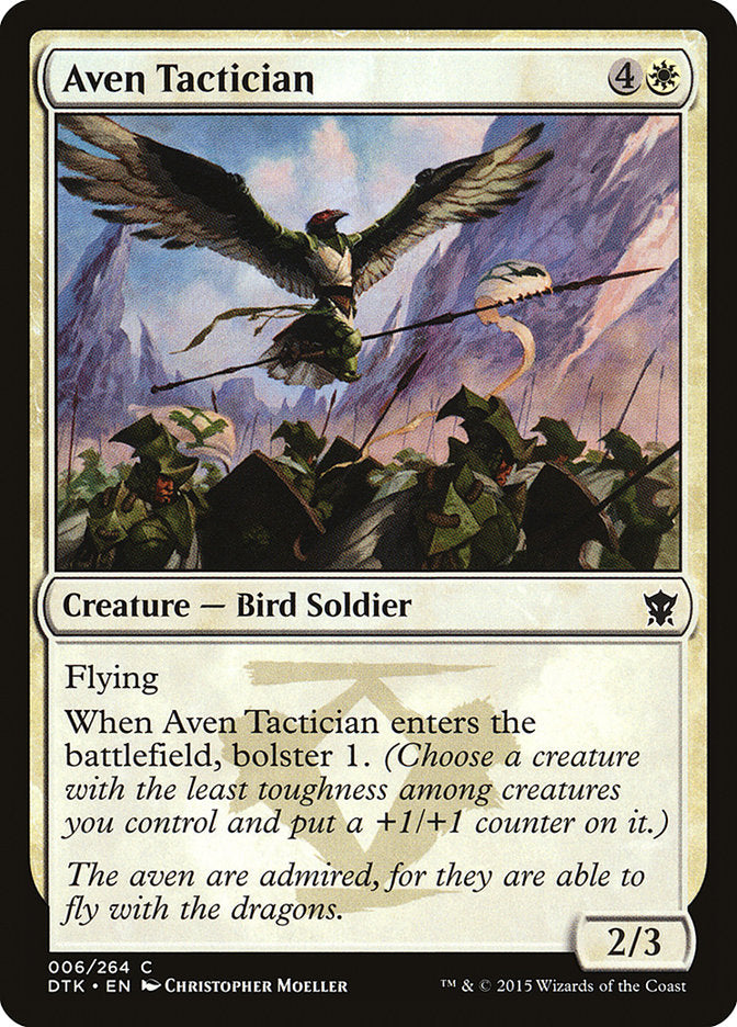 Aven Tactician [Dragons of Tarkir] MTG Single Magic: The Gathering    | Red Claw Gaming