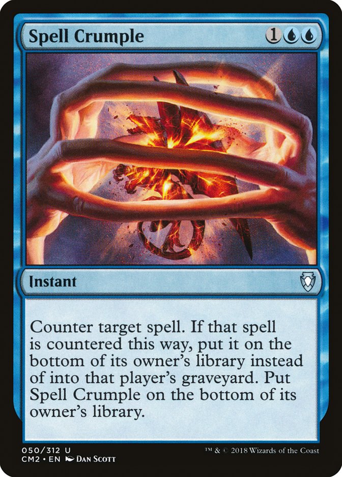 Spell Crumple [Commander Anthology Volume II] MTG Single Magic: The Gathering    | Red Claw Gaming