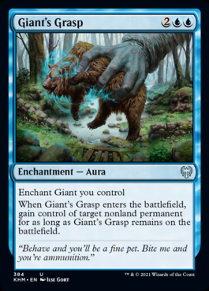 Giant's Grasp [Kaldheim] MTG Single Magic: The Gathering    | Red Claw Gaming
