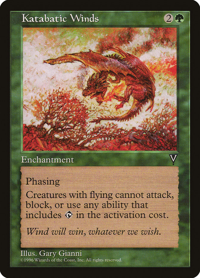 Katabatic Winds [Visions] MTG Single Magic: The Gathering    | Red Claw Gaming