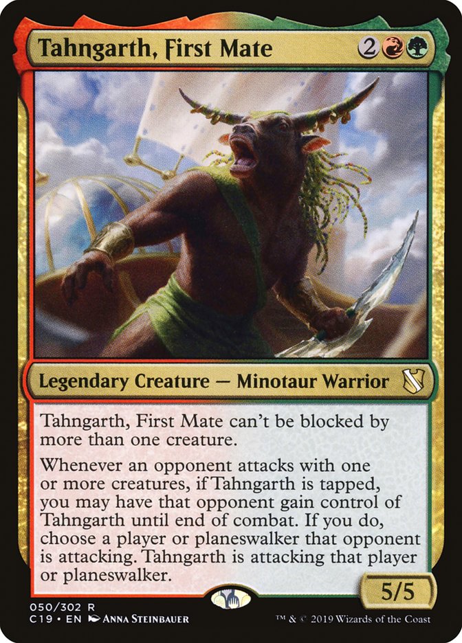 Tahngarth, First Mate [Commander 2019] MTG Single Magic: The Gathering    | Red Claw Gaming