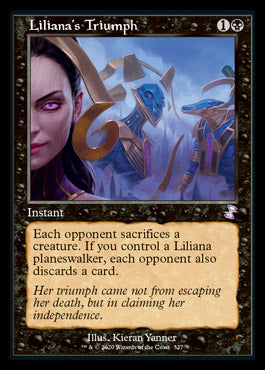 Liliana's Triumph (Timeshifted) [Time Spiral Remastered] MTG Single Magic: The Gathering    | Red Claw Gaming