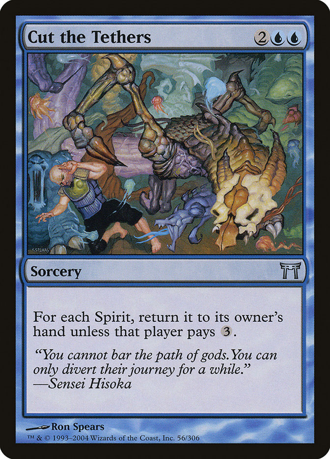 Cut the Tethers [Champions of Kamigawa] MTG Single Magic: The Gathering    | Red Claw Gaming
