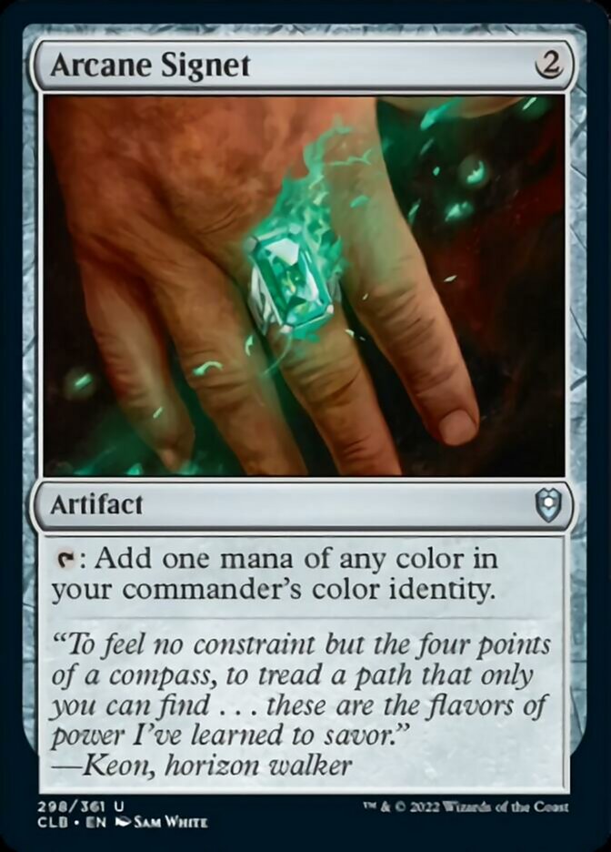 Arcane Signet [Commander Legends: Battle for Baldur's Gate] MTG Single Magic: The Gathering    | Red Claw Gaming