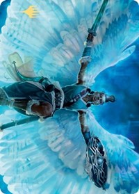 Reidane, God of the Worthy Art Card (Gold-Stamped Signature) [Kaldheim Art Series] MTG Single Magic: The Gathering    | Red Claw Gaming