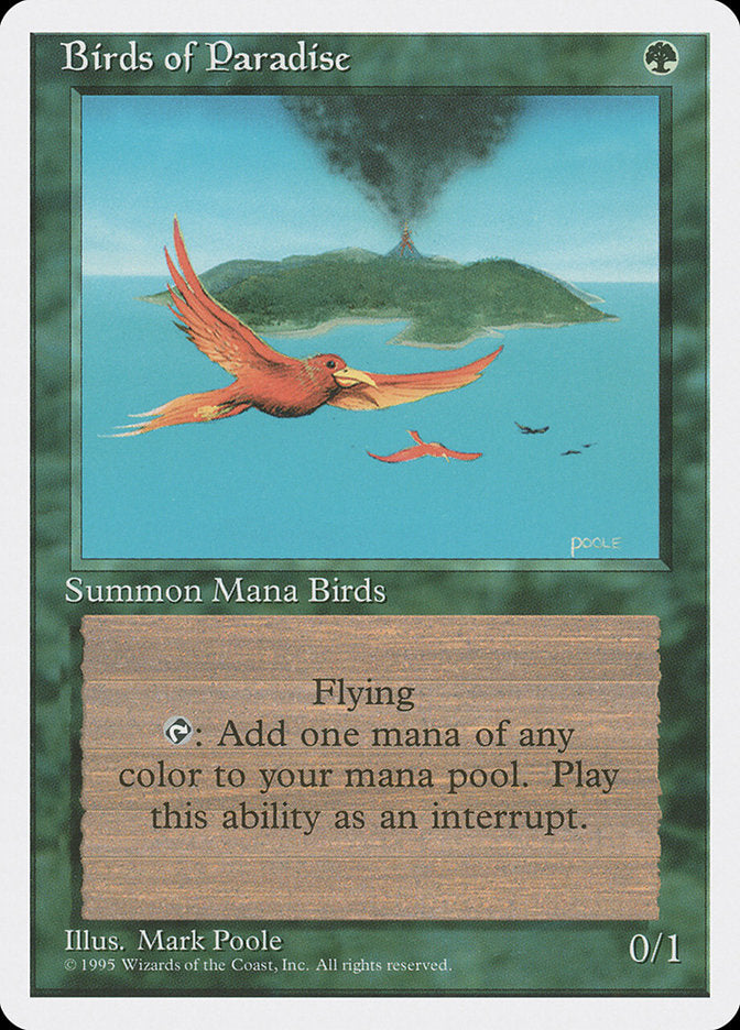 Birds of Paradise [Fourth Edition] MTG Single Magic: The Gathering    | Red Claw Gaming
