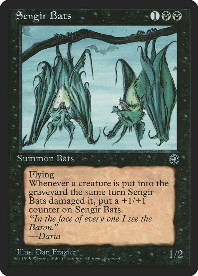 Sengir Bats (Daria Flavor Text) [Homelands] MTG Single Magic: The Gathering    | Red Claw Gaming