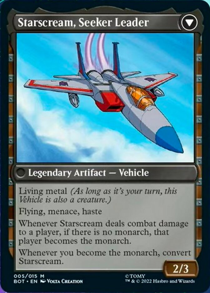 Starscream, Power Hungry // Starscream, Seeker Leader [Transformers] MTG Single Magic: The Gathering    | Red Claw Gaming