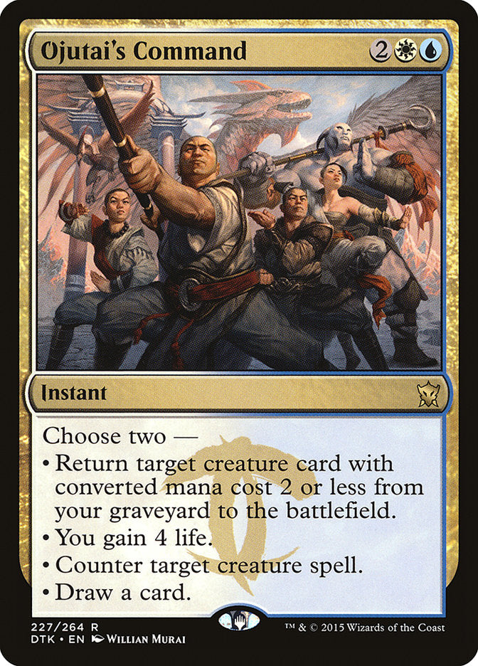 Ojutai's Command [Dragons of Tarkir] MTG Single Magic: The Gathering    | Red Claw Gaming