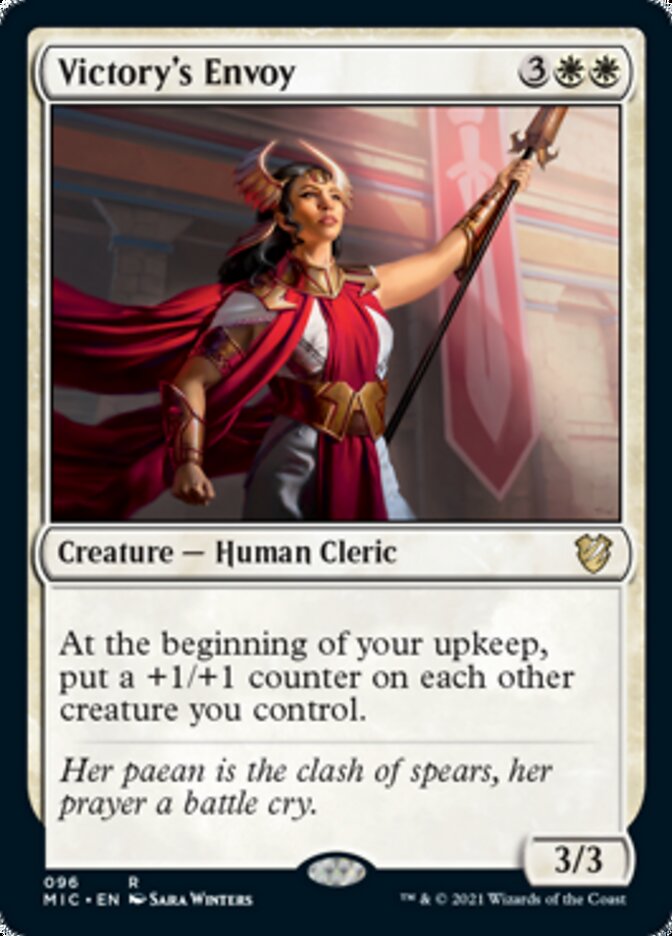 Victory's Envoy [Innistrad: Midnight Hunt Commander] MTG Single Magic: The Gathering    | Red Claw Gaming