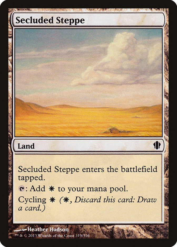 Secluded Steppe [Commander 2013] MTG Single Magic: The Gathering    | Red Claw Gaming