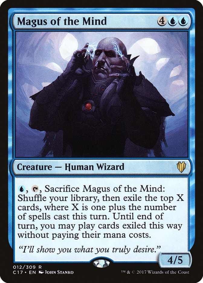 Magus of the Mind [Commander 2017] MTG Single Magic: The Gathering    | Red Claw Gaming