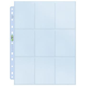 9-Pocket Platinum Page for Standard Size Cards (11-Holes) Pages Ultra Pro    | Red Claw Gaming