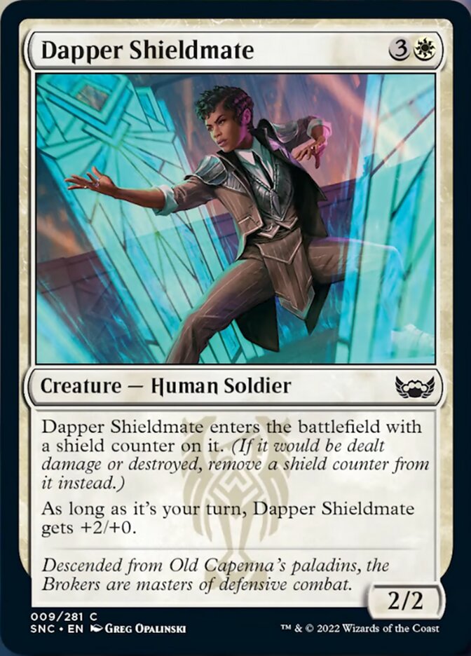 Dapper Shieldmate [Streets of New Capenna] MTG Single Magic: The Gathering    | Red Claw Gaming
