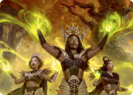 Dawnhart Wardens Art Card [Innistrad: Midnight Hunt Art Series] MTG Single Magic: The Gathering    | Red Claw Gaming