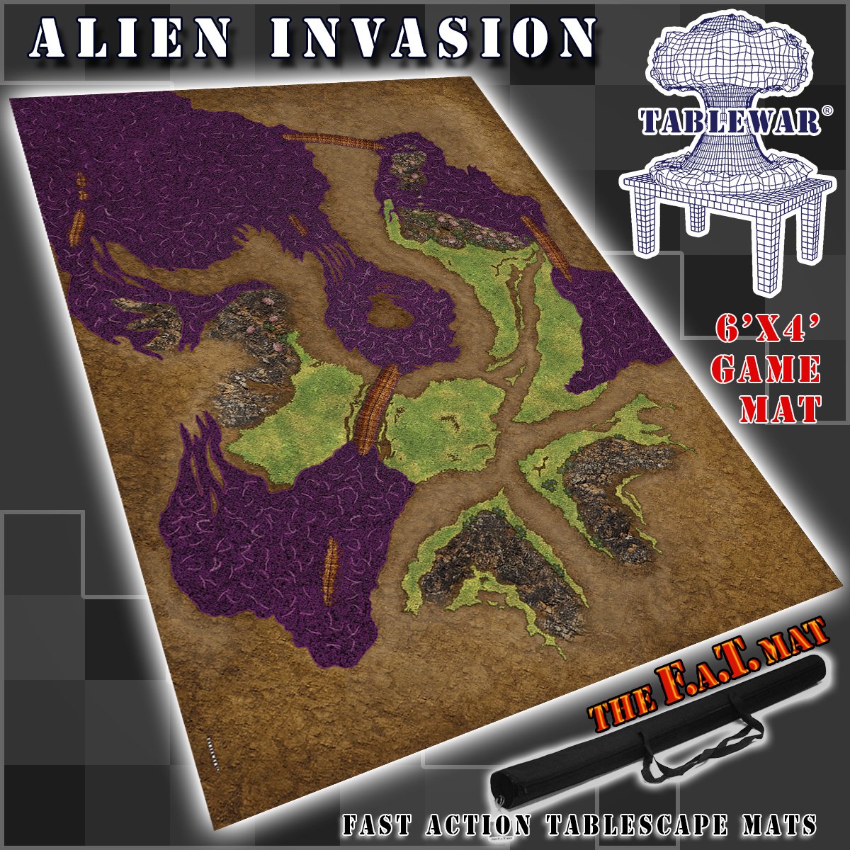 FAT Mat Space 6x4 Gaming Mat Clearance    | Red Claw Gaming