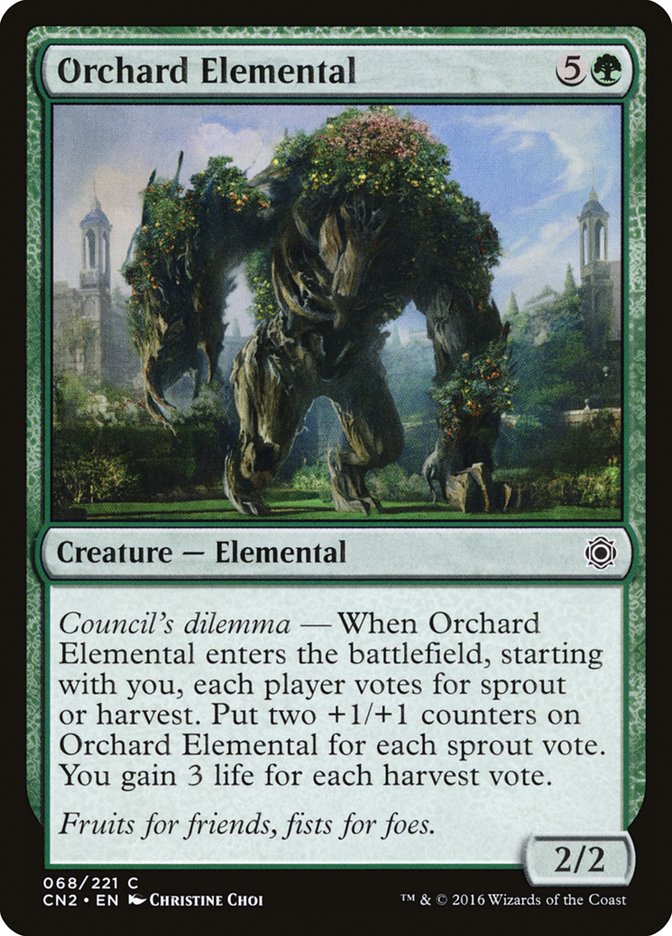 Orchard Elemental [Conspiracy: Take the Crown] MTG Single Magic: The Gathering    | Red Claw Gaming