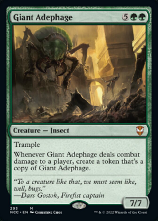 Giant Adephage [Streets of New Capenna Commander] MTG Single Magic: The Gathering    | Red Claw Gaming