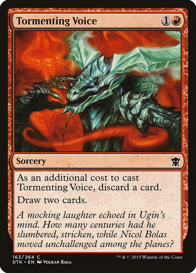 Tormenting Voice [Dragons of Tarkir] MTG Single Magic: The Gathering    | Red Claw Gaming